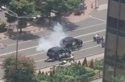 Terjadi Teror Bom di Jakarta, #PrayForJakarta Jadi Trending topik