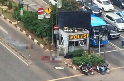 Pelaku Serangan Sarinah 7 Orang, 4 Ditangkap dan 3 Tertembak Mati