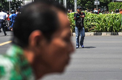 Berdandan Mirip Warga, Ini Wajah Terduga Salah Satu Pelaku Bom Sarinah