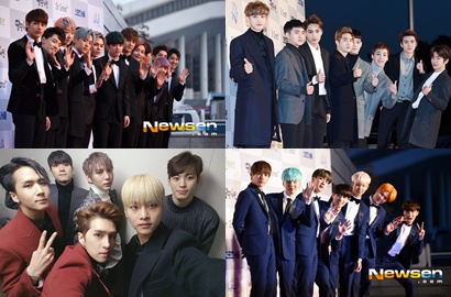 EXO, BTS, VIXX, Seventeen Cs Memukau di Red Carpet Seoul Music Awards