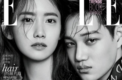 Intip 'Janji Manis' Kai EXO dan Yoona SNSD di Pemotretan Majalah