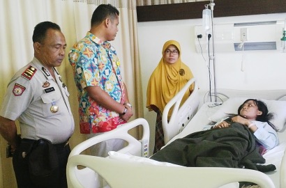 Sudah Operasi, Kaki Anggun Korban Bom Sarinah Penuh Paku dan Mur