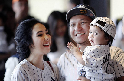 Serba Baseball di Pesta Ultah Anak Gading Marten, Rafathar dan Arsy Ikut Hadir