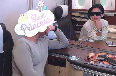 Syahrini Tutupi Wajah Pria Bule Macho, Pacar?