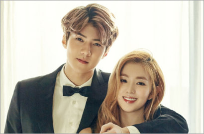 Bak Pacaran, Serasinya Sehun-Irene Tiduran Bareng di Video Pemotretan Majalah