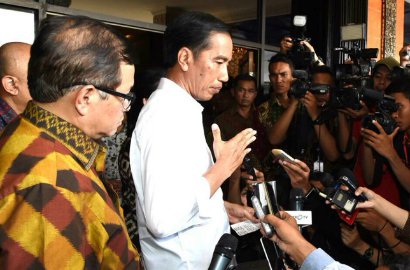 Jokowi dan Pimpinan Lembaga Tinggi Negara Sambut Revisi UU Terorisme