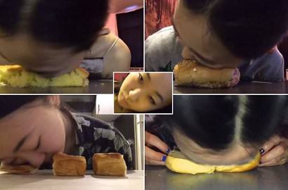 Hancurkan Roti dengan Wajah, Aksi Unik Ini Jadi Tren Baru di Medsos