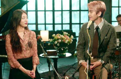 Duet Manis Baekhyun dan Suzy 'Dream' Kembali Sukses Raih Tropi 'Music Bank'