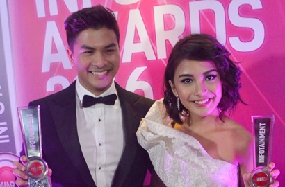 Glenn-Chelsea Nggak Nyangka Bisa Kalahkan Raffi-Nagita di Infotainment Awards 2016