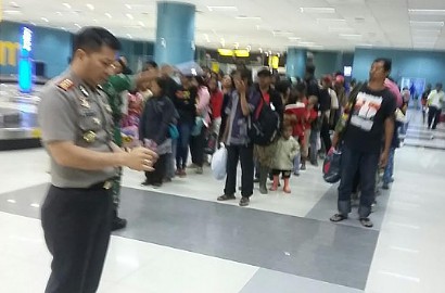 Tiba di Jakarta, Ratusan Anggota Gafatar Dibawa ke Trauma Center