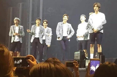Lay Absen, Chanyeol-Baekhyun EXO Hampir Ciuman di Konser 'EXO'luXion' Manila