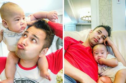 Lucunya Rafathar Anak Raffi-Nagita Kebingungan Pertama Kali Pegang Plastik