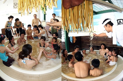 Dipercaya Bikin Kulit Merona, Mandi Mie dan Kuah Kaldu Jadi Tren di Jepang