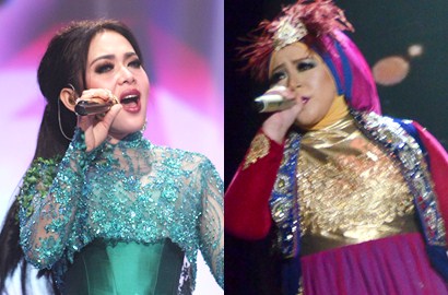 Bangga Banget, Syahrini Pamer Video Duet Bareng Melly Goeslaw di Konser