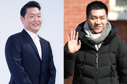 Lee Seung Gi Rekam Lagu Terakhir Bareng PSY Sebelum Wamil