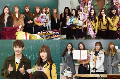 Resmi Lulus SMA, Intip Serunya Foto Para Member BTS, Seventeen, G-Friend cs