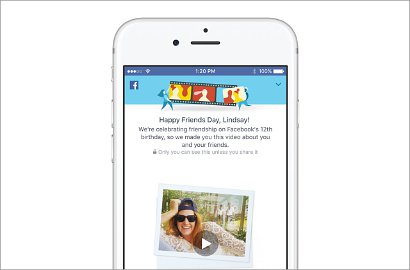 Ulang Tahun ke-12, Facebook Perkenalkan Video Hari Pertemanan