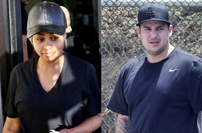 Rob Kardashian Temani Blac Chyna Berbikini Seksi Saat Liburan di Pantai