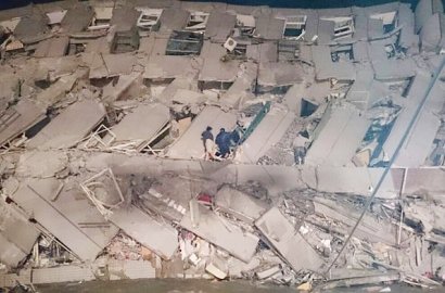37 Orang Tewas Akibat Gempa Taiwan, 100 Lebih Korban Masih Belum Ditemukan