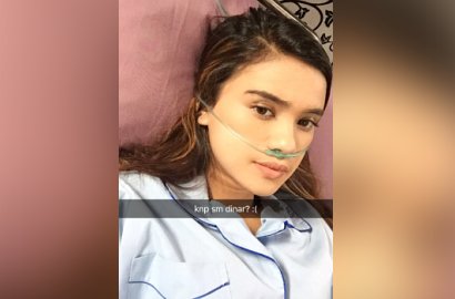 'Rahasia Cinta' Bikin Penasaran, Audi Marissa Unggah Foto Pakai Selang Oksigen