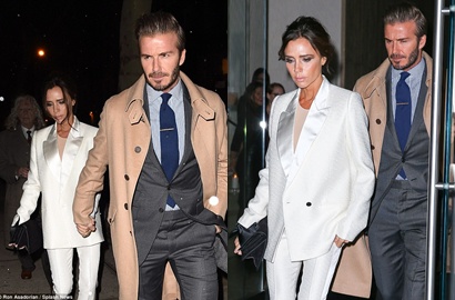 Makan Malam dengan David Beckham Pakai Tuksedo, Victoria Dibully Netter