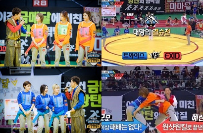 EXID Sukses Banting Twice di Final Gulat Cewek di 'Idol Star Athletics Championship'