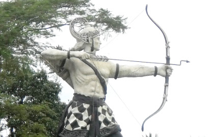 Patung Arjuna di Purwakarta Rusak Terbakar, Siapa Pelakunya?