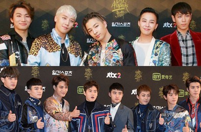 Fans Big Bang Kepergok Manipulasi Voting Agar Kalahkan EXO di Gaon K-Pop Awards 2016