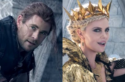 Chris Hemsworth Kesulitan Tandingi Charlize Theron di Trailer 'The Huntsman: Winter's War'