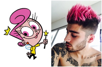 Wah, Rambut Pink Baru Zayn Malik Disamakan Karakter Kartun 'Fairly Odd Parents'