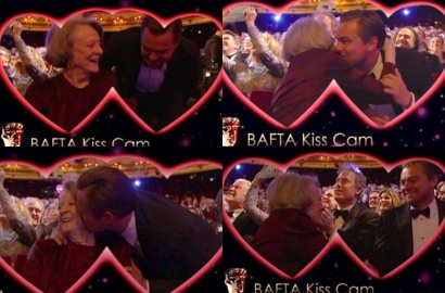 Wah, Leonardo DiCaprio Cium 'Profesor McGonagall' di BAFTA Awards  2016