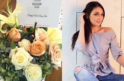 Hadiahkan Karangan Bunga, Reino Ditantang Segera Nikahi Luna Maya