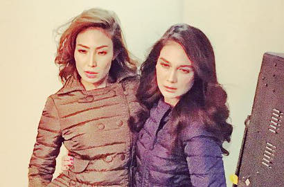 Pemotretan Bareng, Netter: Luna Maya Cantik, Ayu Dewi Salah Pose