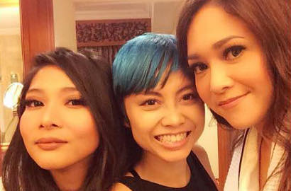 Duo Maia Kumpul, Maia Estianty Seru-Seruan Pesta Piyama Bareng Meychan