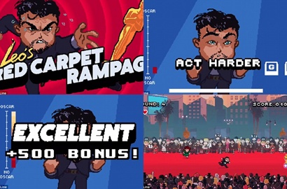 Wah, Perjuangan Leonardo DiCaprio di Oscar 2016 Dibuat Game Lucu