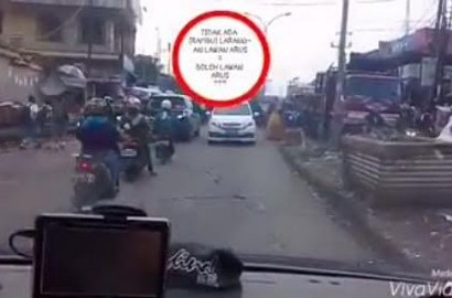 Heboh Video Mobil Melawan Arus di Cibinong, Ini Kata Polisi