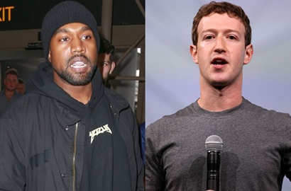 Kanye West Minta Uang Rp 13 Triliun, Ini Respon Mark Zuckerberg
