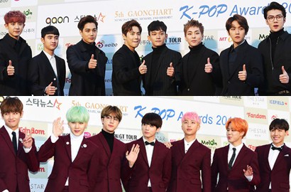 EXO-BTS Tunjukkan Interaksi Dekat, Fans Minta Berhenti Fanwar