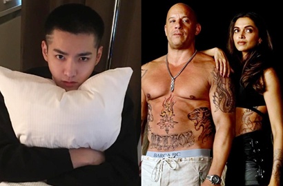 Syuting Sekuel 'XXX 3', Kris Eks EXO Pose Bareng Vin Diesel dan Deepika Padukone