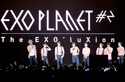 Check Sound Jelang Konser, EXO Bikin Fans Heboh di ICE Jakarta