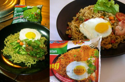 Warung Ini Sajikan Mie Instan Sama Persis Dengan Gambar Bungkusnya