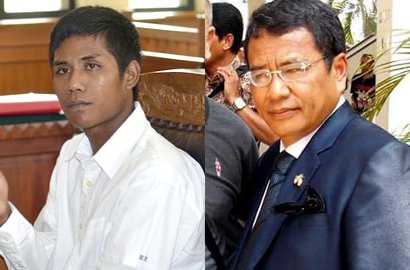 Divonis 10 Tahun di Kasus Angeline, Agustay Peluk Kaki Hotman Paris
