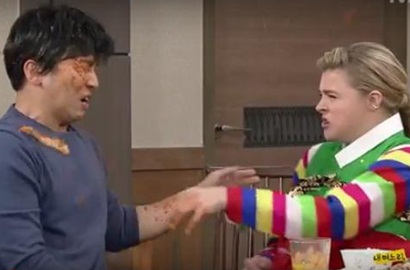Kocak, Chloe Moretz Tampar Yoo Se Yoon Pakai Kimchi di 'SNL Korea'