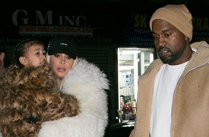 Waduh, North West Jatuh Tersungkur Saat Jalan-Jalan Bareng Kim Kardashian