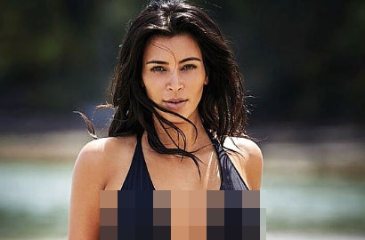 Dihina Habis-Habisan, Kim Kardashian Malah Posting Foto Bugil Lagi