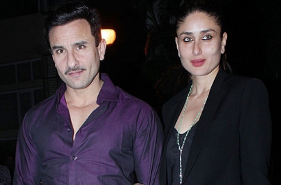 Romantis, Kareena Kapoor Pakai Baju Couple Saat Makan Malam Bareng Suami