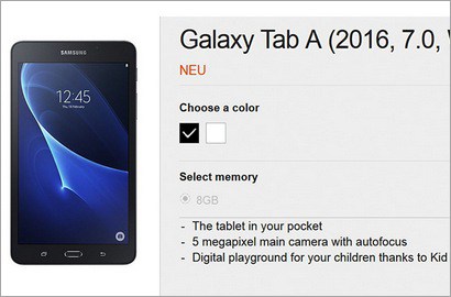 Samsung Umumkan Galaxy Tab A (2016) Memiliki Layar 7 Inci