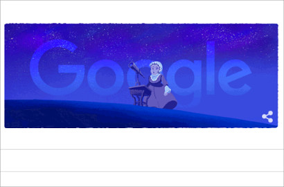 Ubah Tampilan, Google Doodle Rayakan Ultah Astronom Caroline Herschel