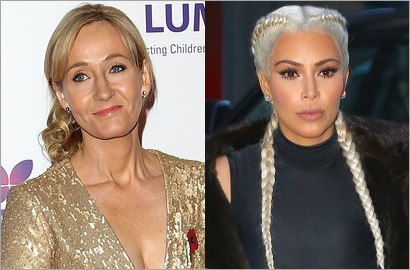 Bareng J.K. Rowling, Kim Kardashian cs Masuk Daftar Orang Penting di Internet