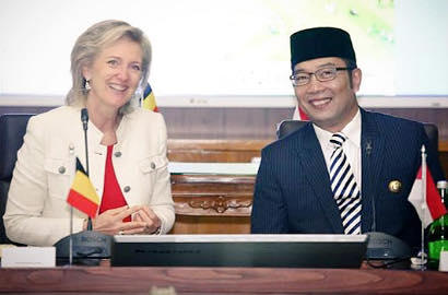 Putri Astrid dari Belgia Kunjungi Bandung, Ridwan Kamil Pamer Foto Bareng